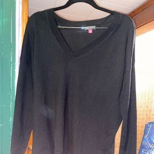 Black V-Neck Vince Camuto Sweater